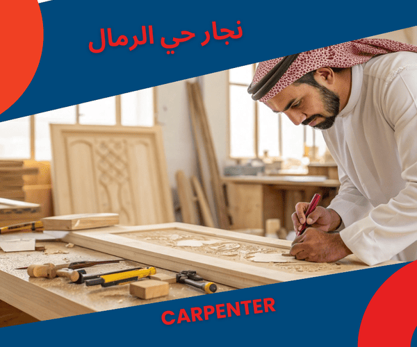 احجز نجار بحي الرمال اليوم
