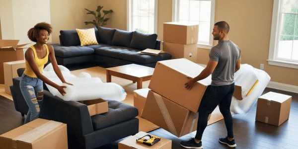 احدث معدات وسيارات نقل بحي الخليج